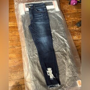 Distressed Blue Jeans - Flying Monkey